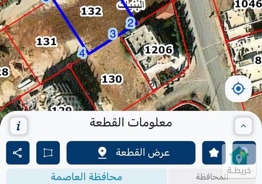 ارض في البنيات تنظيم أ للبيع - بجانب جامعه البتراء