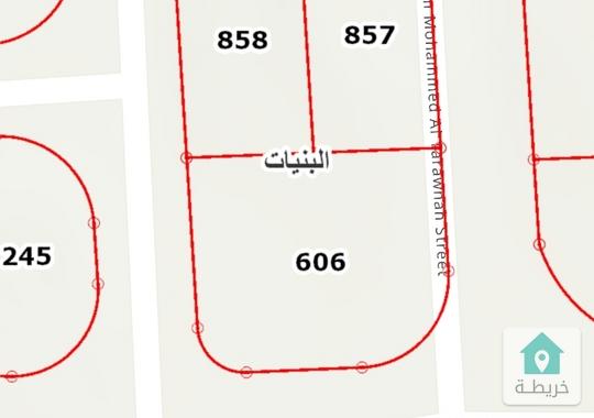ارض على شارعين  امامي خلفي قرب جميع الخدمات