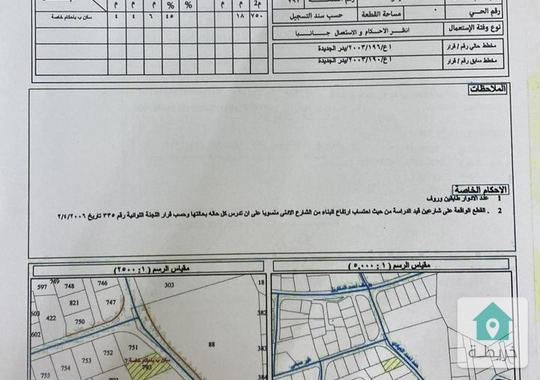 ارض سكن ب أحكام خاصة للبيع في بدر الجديدة منطقة فلل