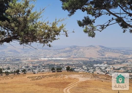 ارض للبيع قرب شارع الأردن موقع مرتفع 