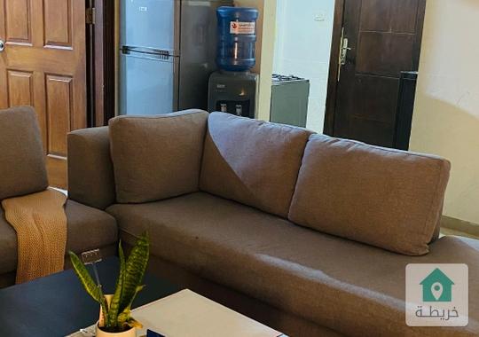 شقة مفروشة  للايجار غرفتين نوم الدوار الاول 