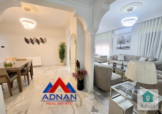 الصويفية شقة مفروشة فرش جديد للإيجار 3 نوم طابق اول